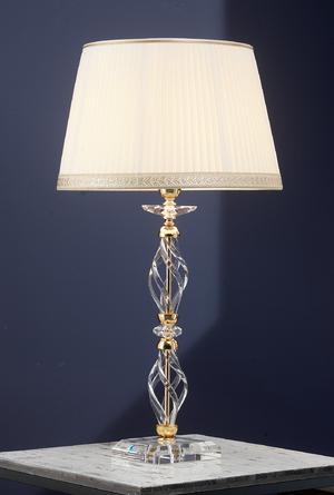 Euroluce Lampadari ALICANTE LG1 / Gold - настольная лампа производства Италии: фото, описание, характеристики, цена, отзывы